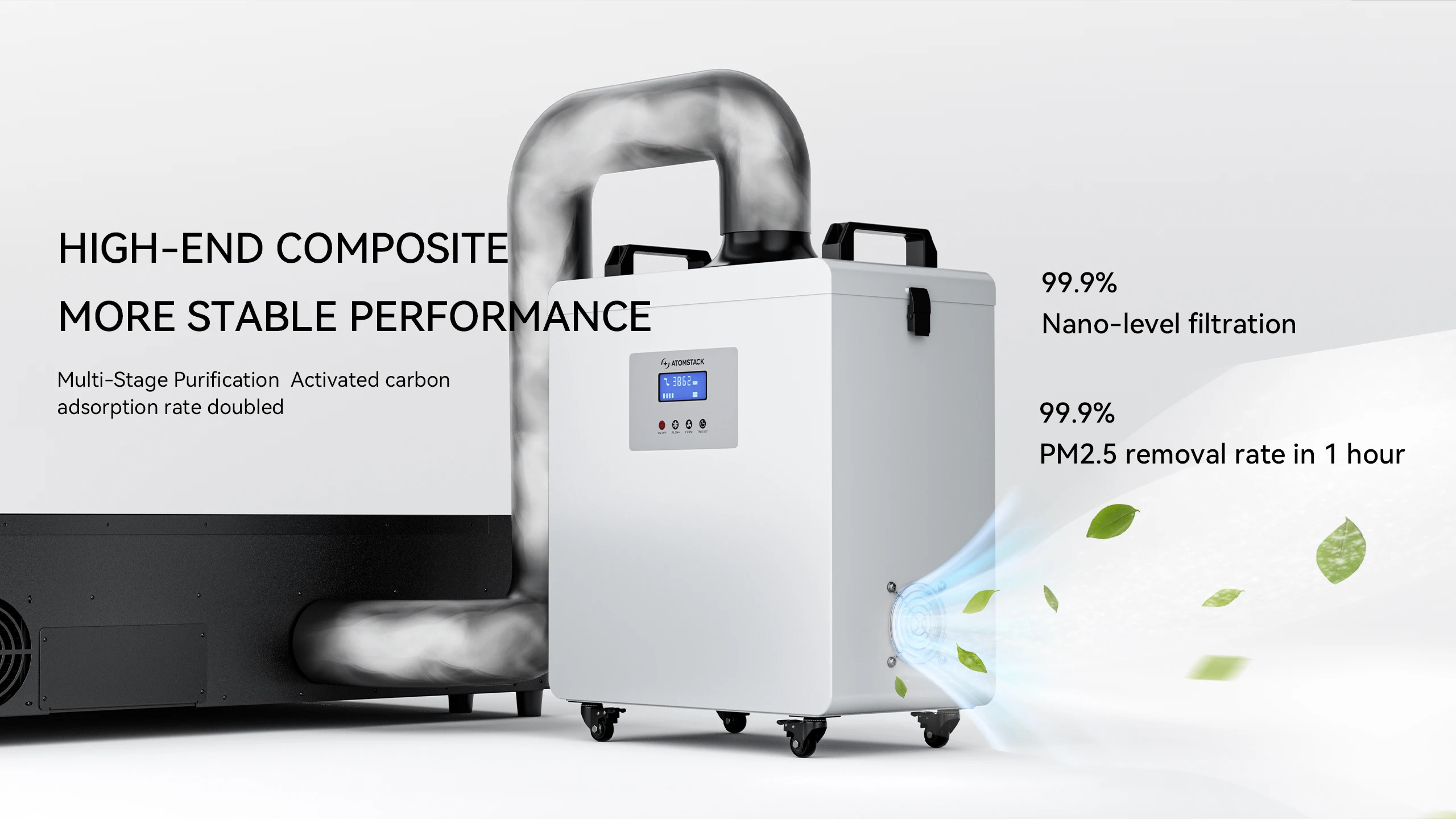 Proces filtrare Atomstack D4